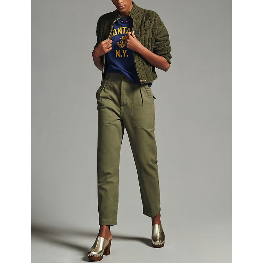 Favorite Daughter 'The Favorite' Green Cargo Pants Size 25
